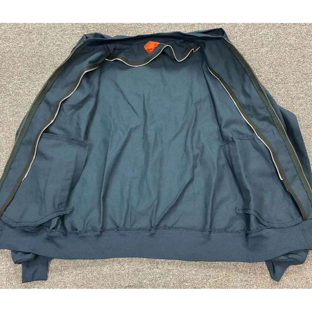 EUC! VTG Red Kap Soft‎ Shell Full Talon Zip Navy Jacket - Size Men's M
